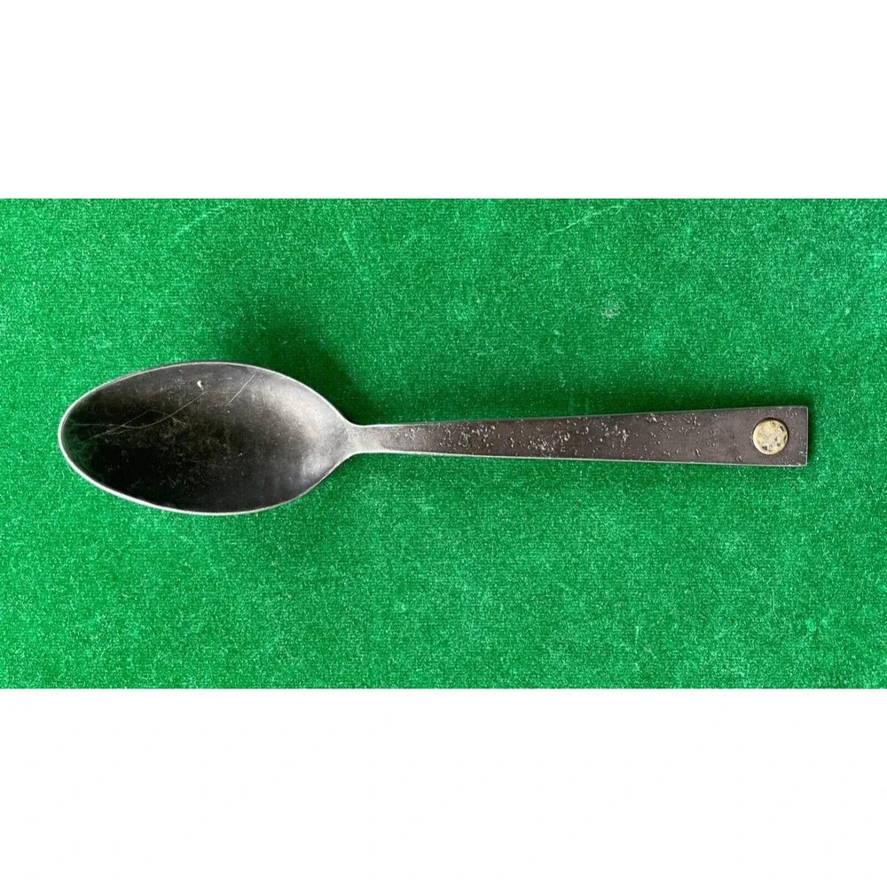 Restoration Hardware Hammered Steel Rivet SPOON Jefferson Mack Rare